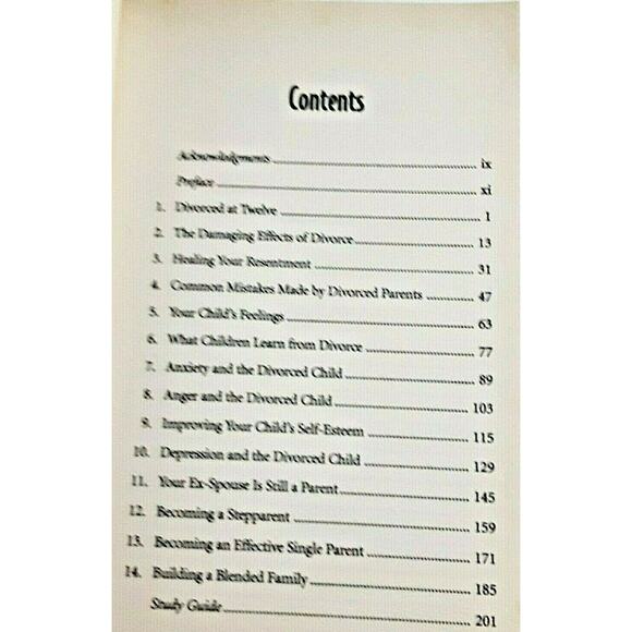 Helping Children Survive Divorce What to Expect How to Help Faith Study Guide - Picture 4 of 6